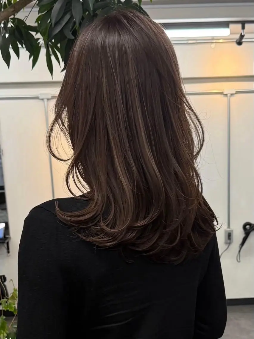 ロング カラー ヘアアレンジ ヘアカラー 🫧透明感カラー/ Wカラー🫧namiのヘアスタイル