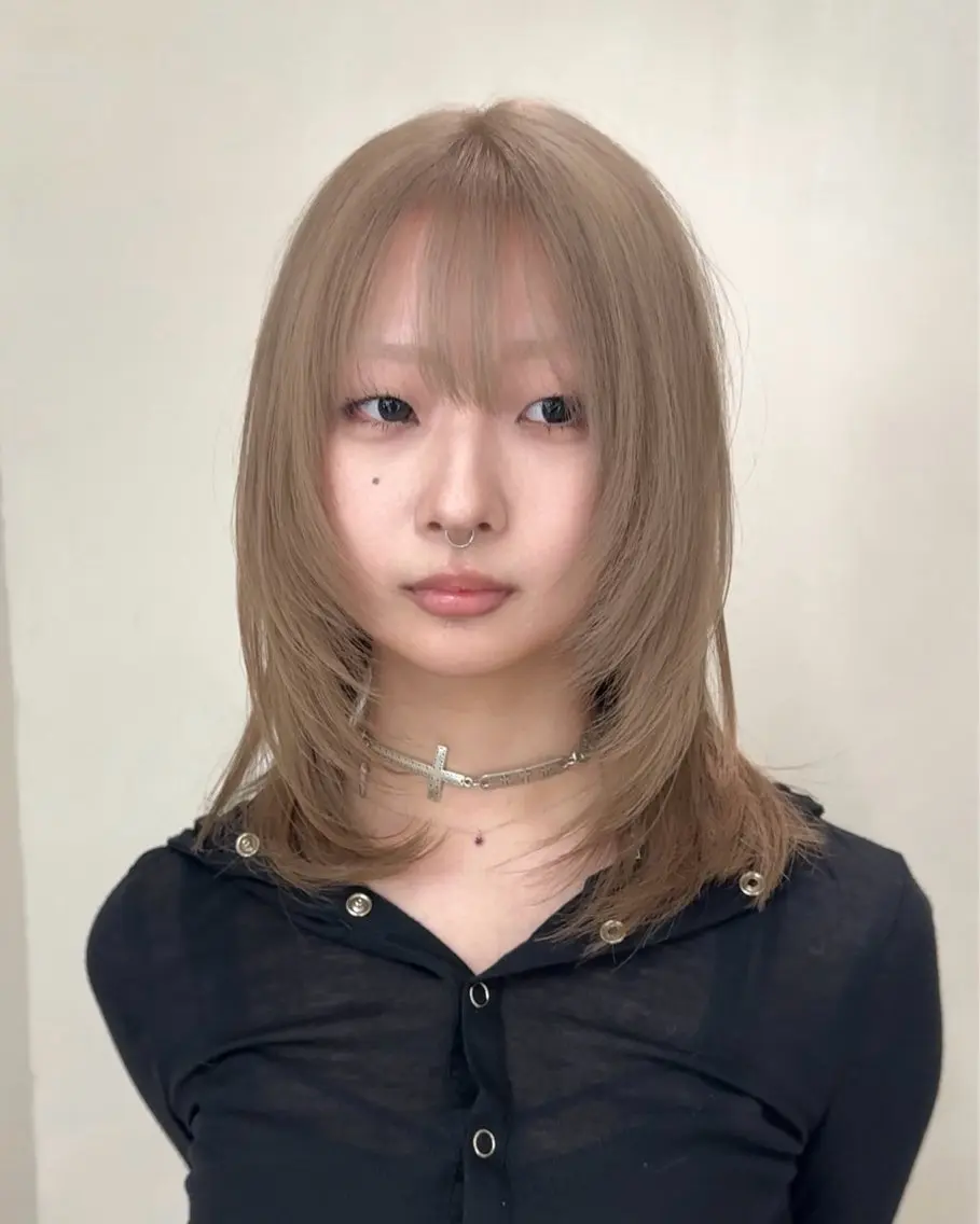 ロング カラー ヘアカラー トリートメント 透明感カラー 💋🩷りなのヘアスタイル