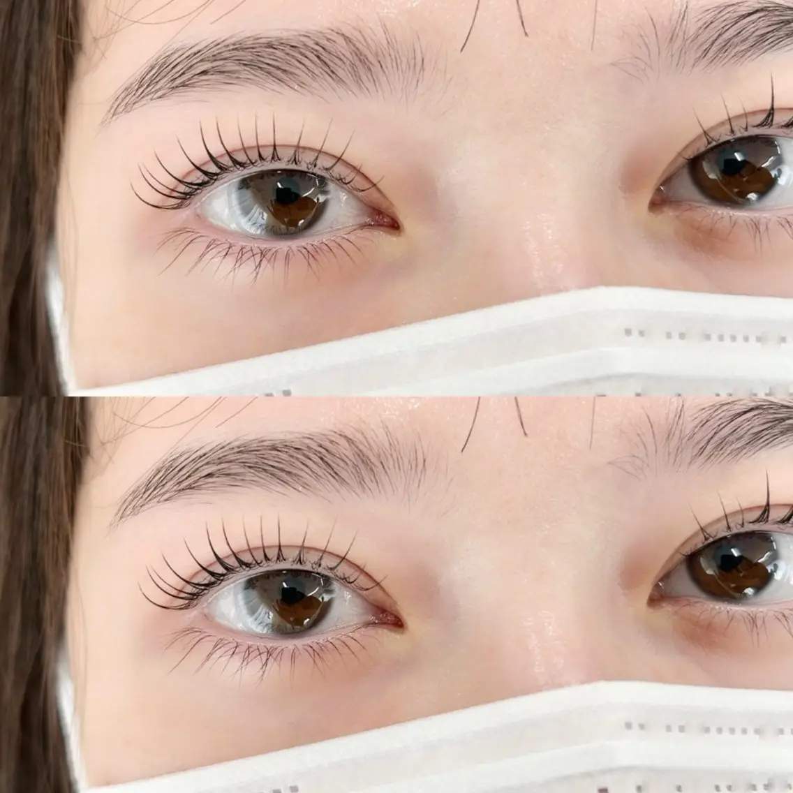 👀🧡似合わせまつげパーマ上のみ🧡美容液コーティング剤仕上げ （まつげ/パーマ）［亀戸/錦糸町］の写真