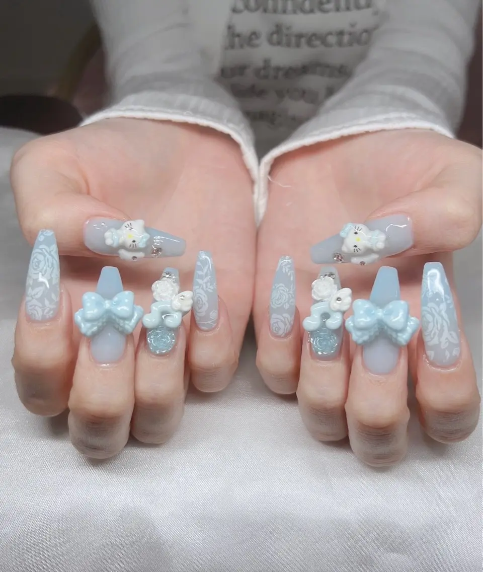 ネイル 長さ出し グラデーション キラキラネイル マグネットネイル ニュアンスネイル Lee Nails チップ長さだし専門店のネイルデザイン