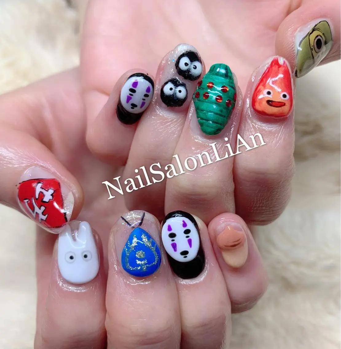 ネイル 持ち込み ハンドネイル NailSalon LiAnのネイルデザイン