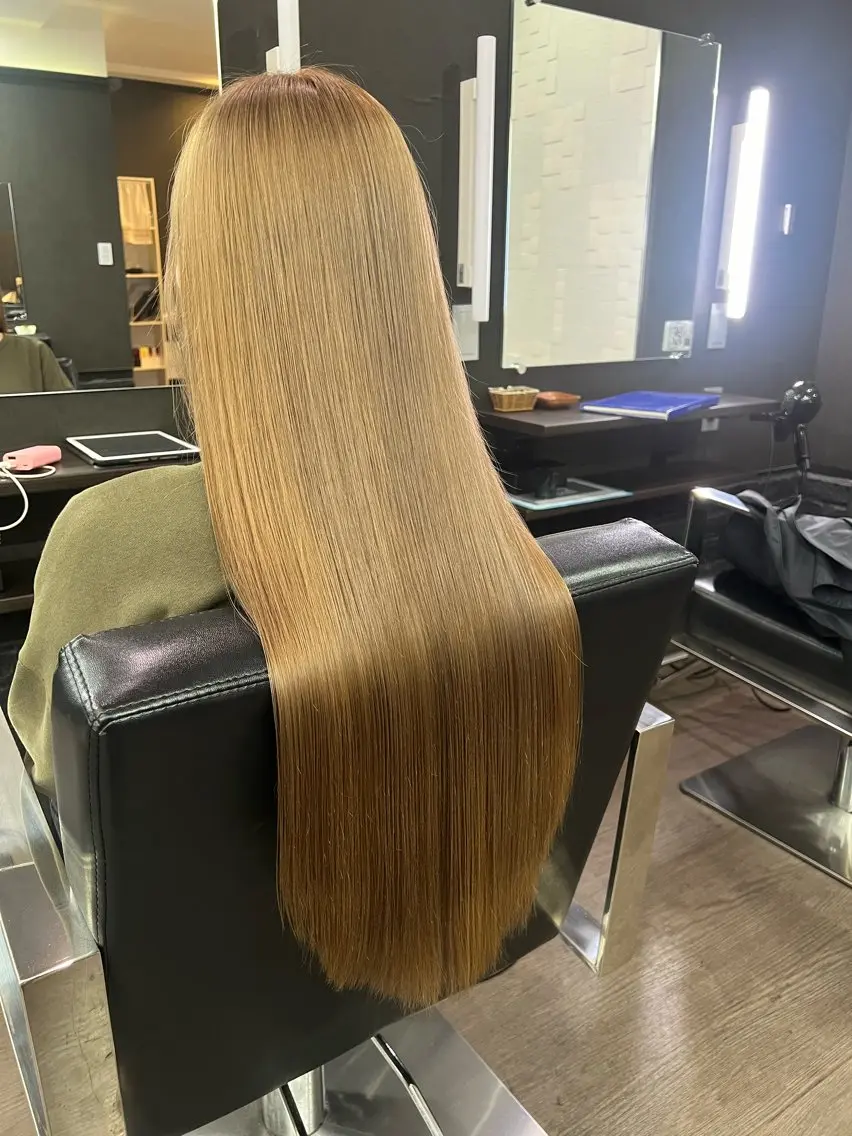 ロング カラー ダブルカラー 髪質改善 トリートメント Hair salon Liebe RYOのヘアスタイル
