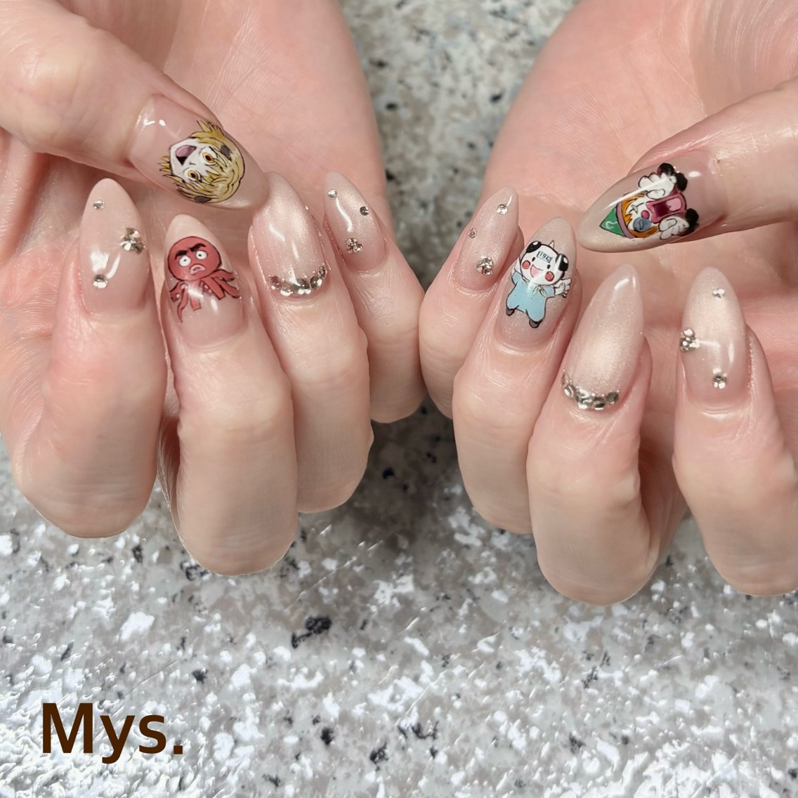 ネイル ハンドネイル Mys. 三上紗紀のネイルデザイン