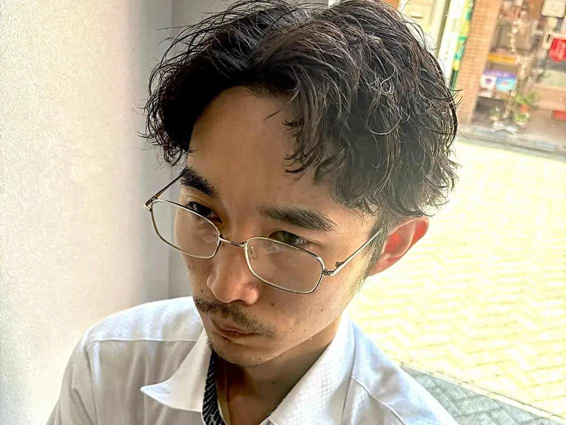 ショート パーマ メンズ メンズパーマ 似合わせカット ニュアンスパーマ カット パーマ ヘッドスパ AYVY【アイヴィ】 北千住🦋AYAKAのヘアスタイル