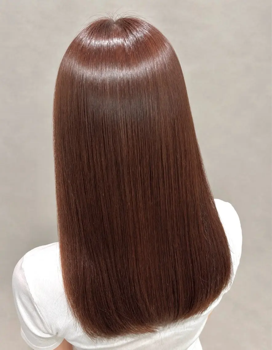 ロング カラー ブラウンカラー ヘアカラー トリートメント 透明感カラー💎 アレンジ🩰Rimiのヘアスタイル