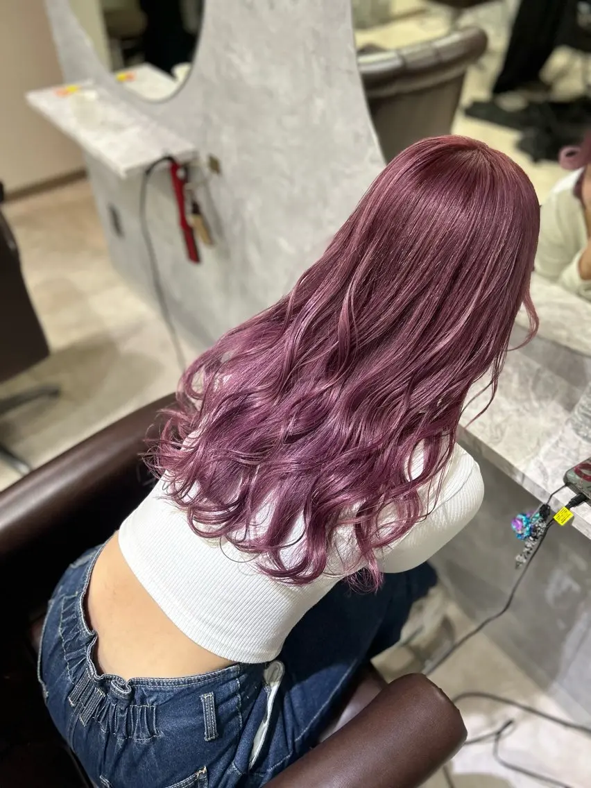 セミロング カラー 池袋/カラー特化🎨 ロング料金なし🩵のヘアスタイル