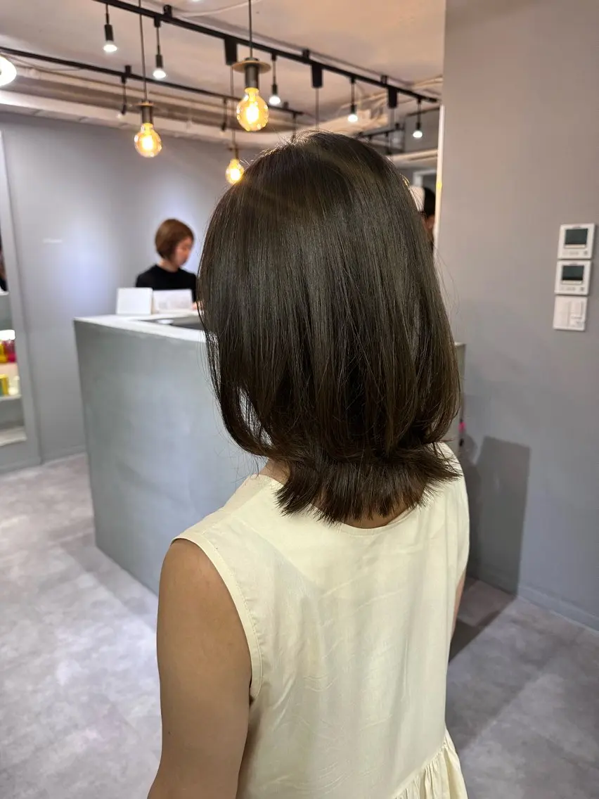 ミディアム 似合わせcut/艶 color🫧ひかりのヘアスタイル