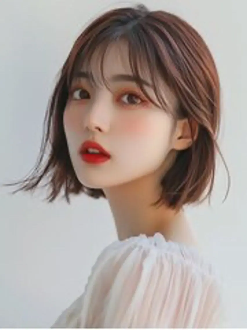ショート 藤井 菜緒のヘアスタイル
