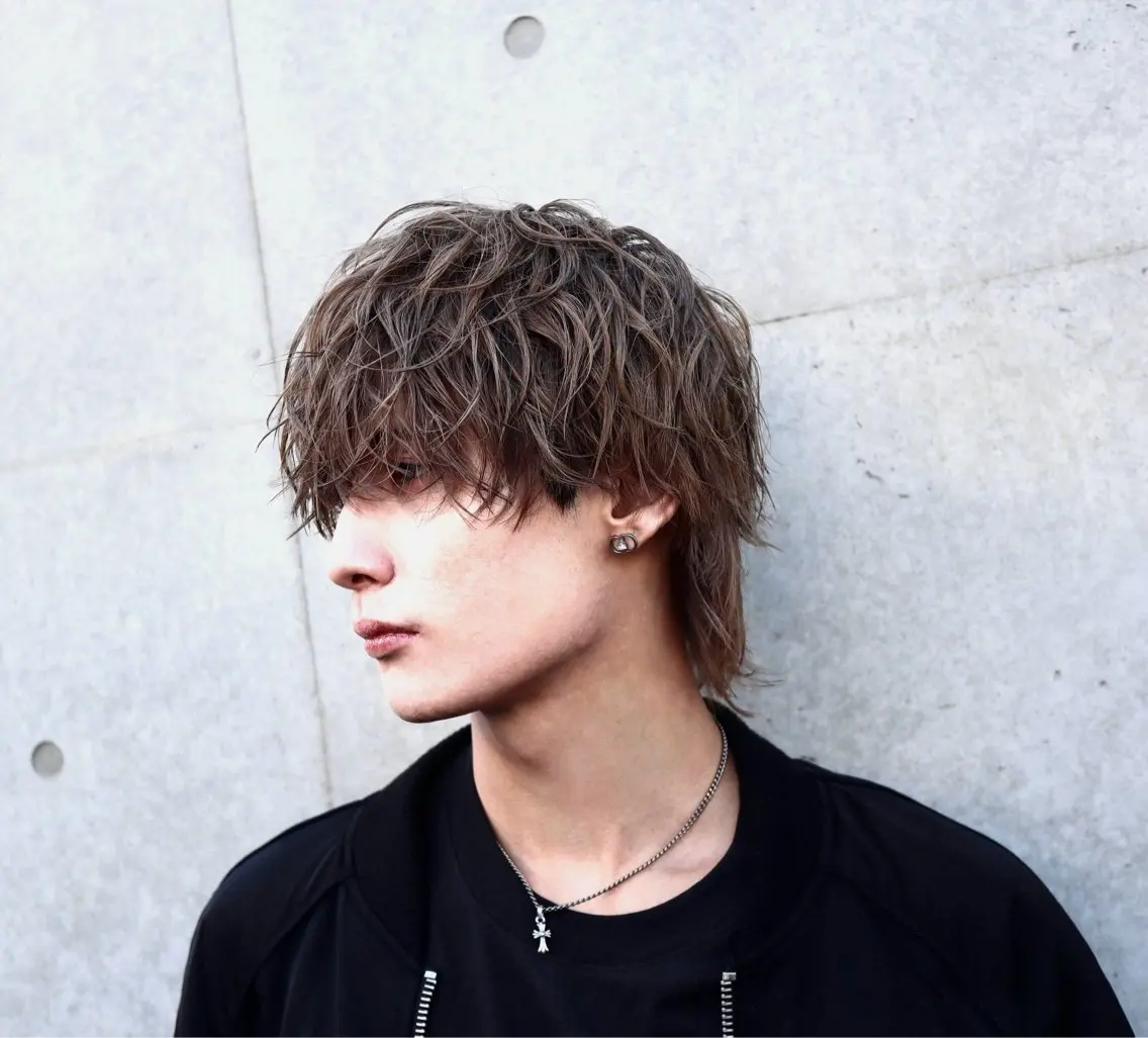 カラー メンズ アッシュ アッシュブラウン 黒髪 ブラウンカラー メンズマッシュ職人 イシイのヘアスタイル
