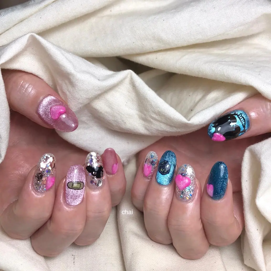 ネイル アートネイル ハンドネイル chai nail _ai📍鶴橋のマツエク・マツパデザイン