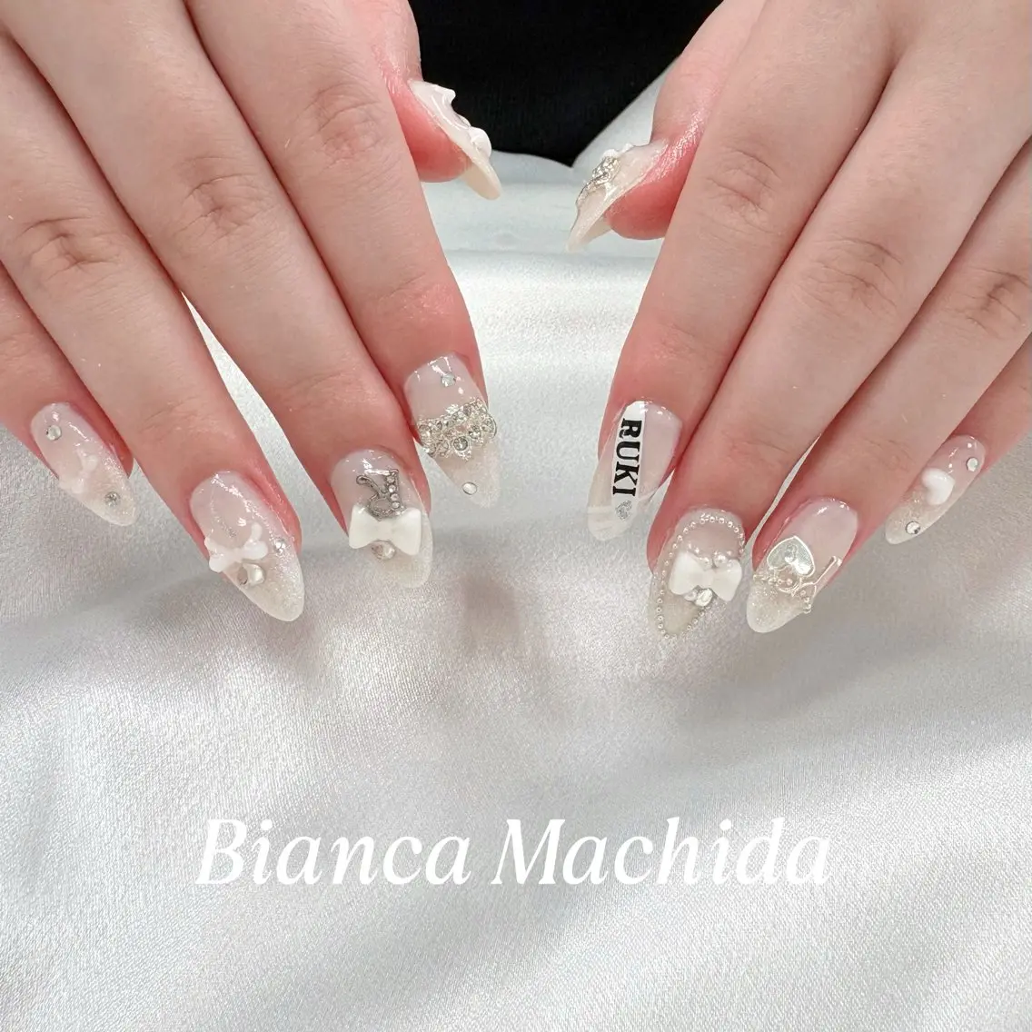 ネイル ハンドネイル Bianca 🌟 yanagihasiのネイルデザイン