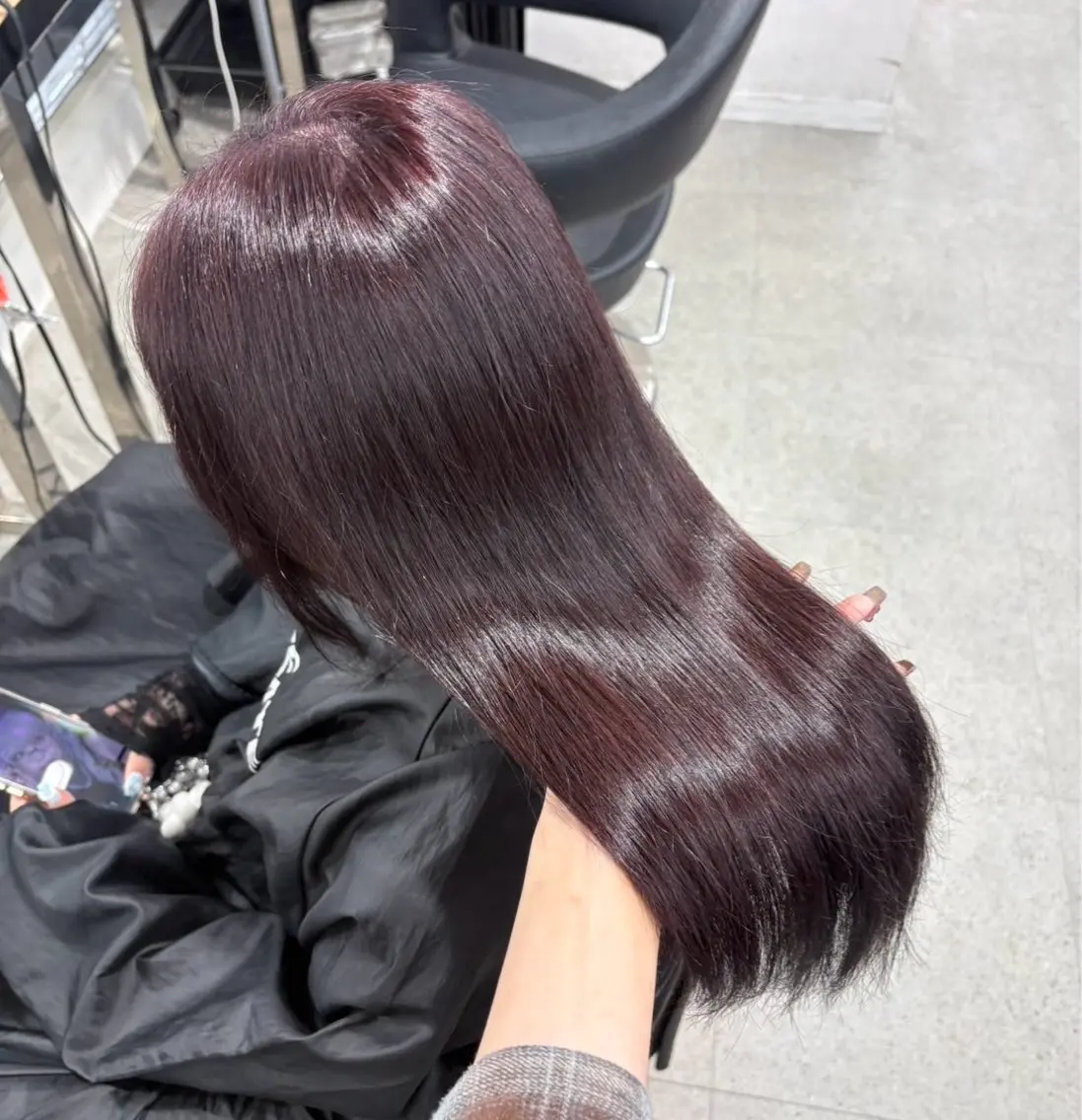 ロング ヘアカラー miku/ラベンダー 透明感カラー🪻❤︎のヘアスタイル