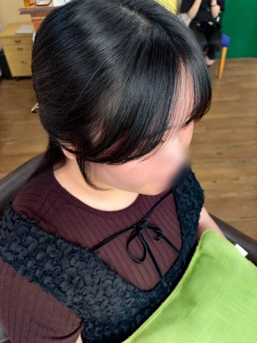 ロング カット 縮毛矯正 トリートメント . kanokoのヘアスタイル