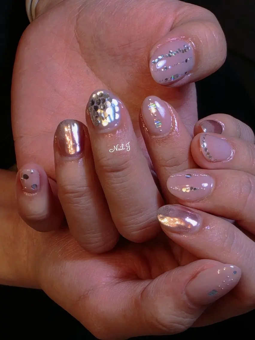 ネイル 韓国ネイル 夏ネイル ハンドネイル Nail Jのネイルデザイン