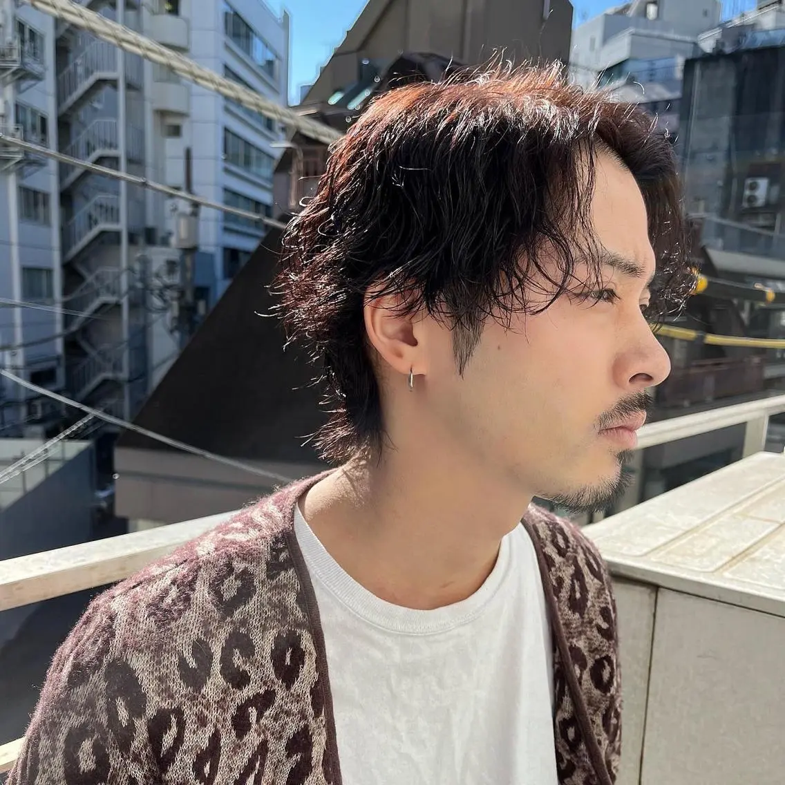 ショート カラー パーマ ヘアアレンジ メンズ ヘアカラー トリートメント 💎髪質改善特化💎 RUITOのヘアスタイル