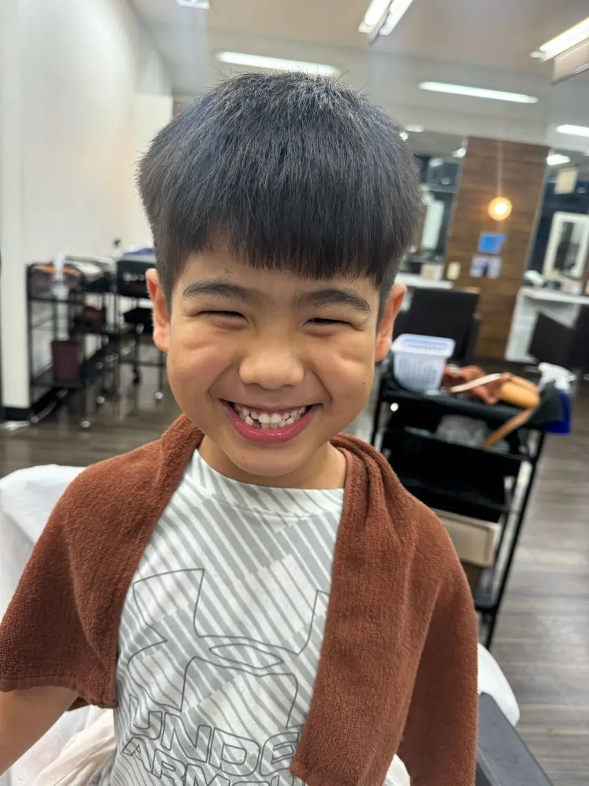 メンズ キッズ 野原 姫菜のヘアスタイル