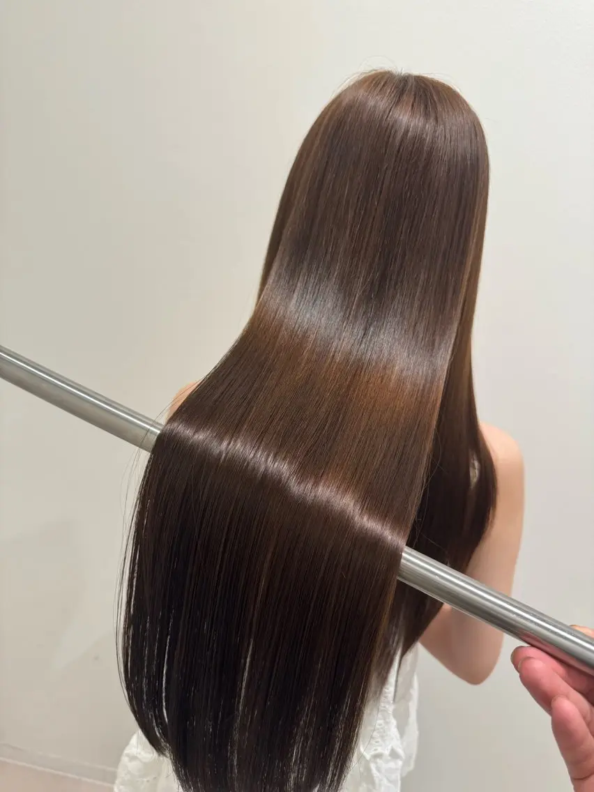 ロング カラー カット ヘアカラー トリートメント 心斎橋 美髪職人 近江のヘアスタイル