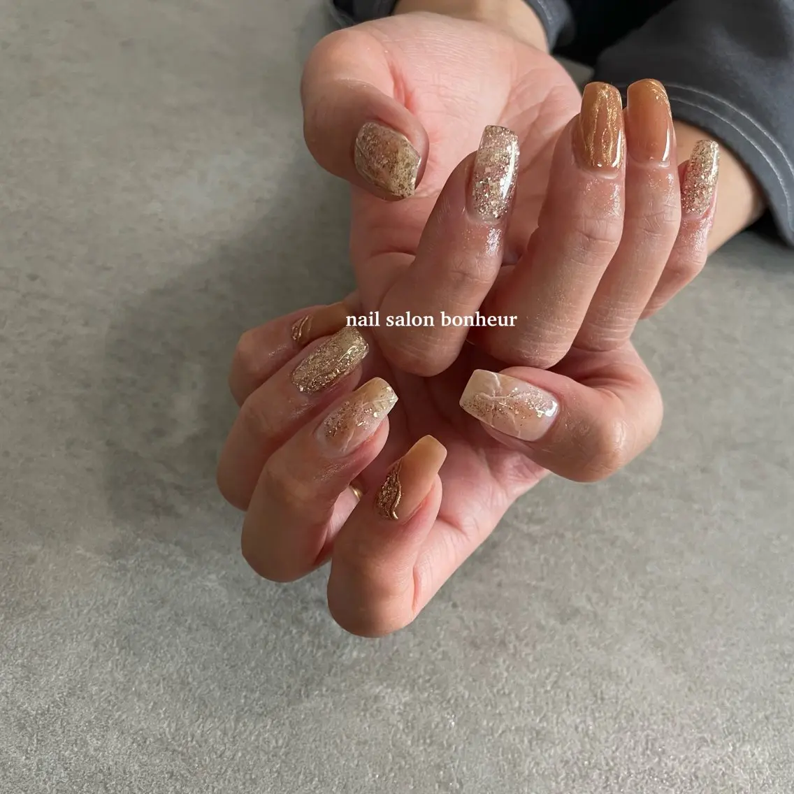 ネイル ハンドネイル nail salon bonheurのネイルデザイン