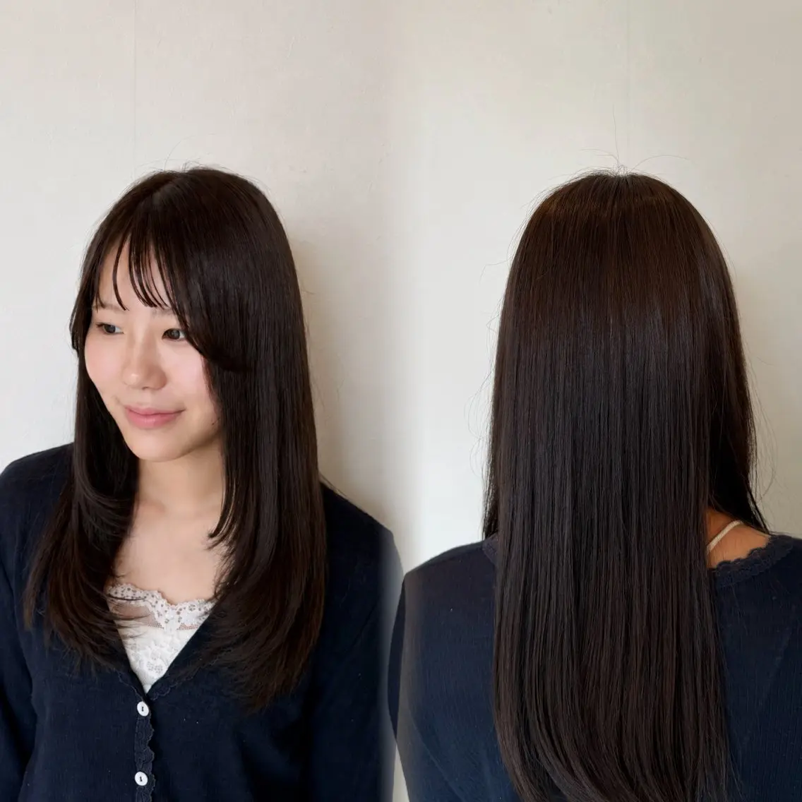 ロング レイヤーカット 金丸 琳のヘアスタイル
