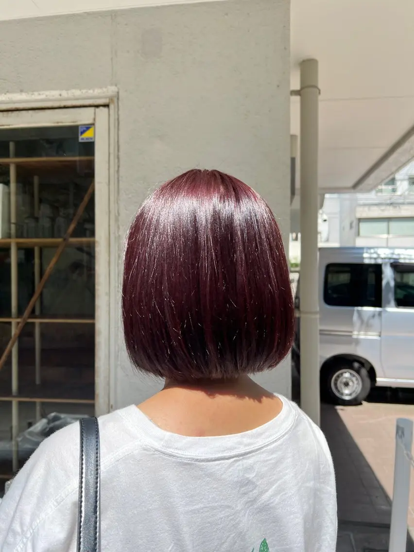 ショート カラー COA GINZA / しずくのヘアスタイル
