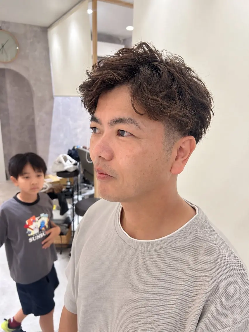 ショート メンズ メンズブリーチ ケアカラー 髪質改善 カット ヘッドスパ 久木原 ゆりのヘアスタイル