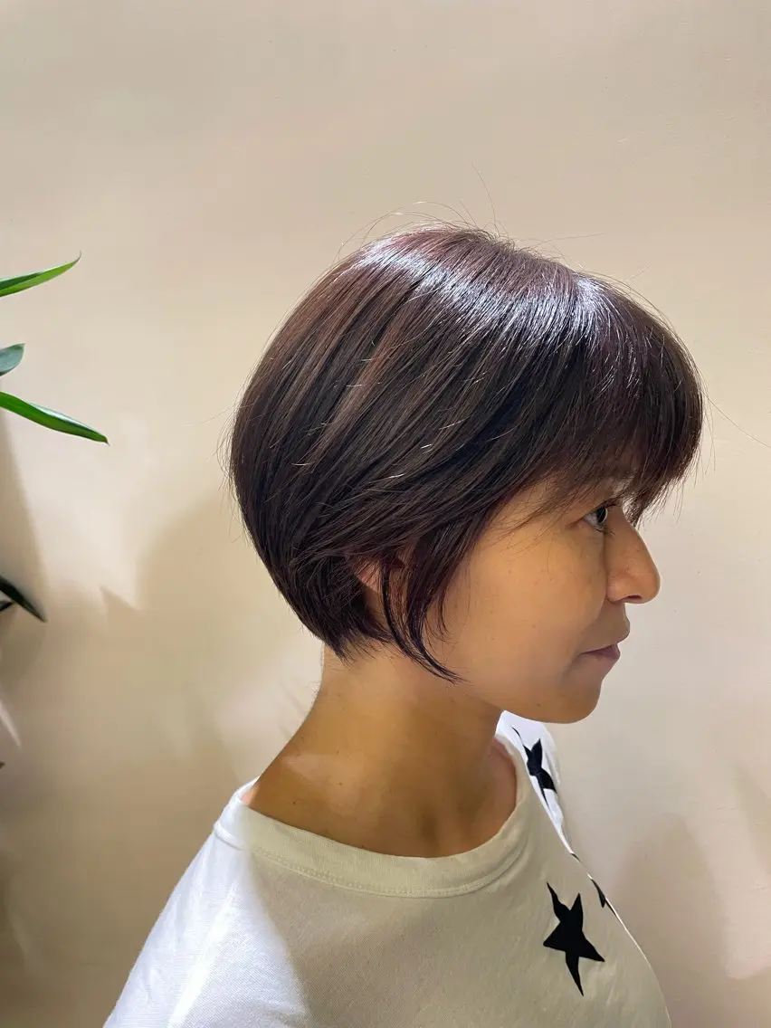 ショート ショートヘア グラングリーン大阪 savoirサキモトのヘアスタイル