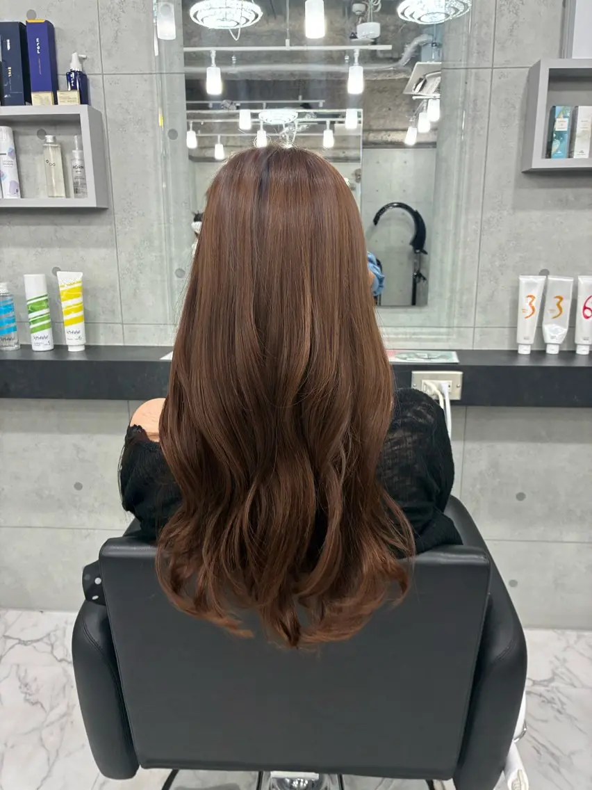 ロング カラー カット ヘアカラー トリートメント Endearing 🌟銀座のヘアスタイル