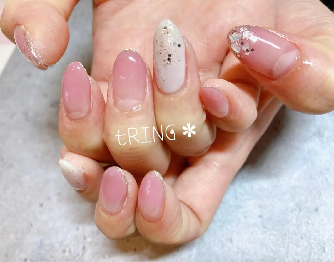 ネイル ハンドネイル tRING* しいの木台のネイルデザイン
