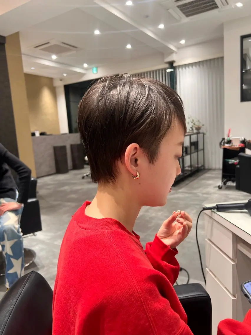 ショート カラー ベリーショート 外国人風カラー ショートヘア カット/パーマ たるみことりのヘアスタイル