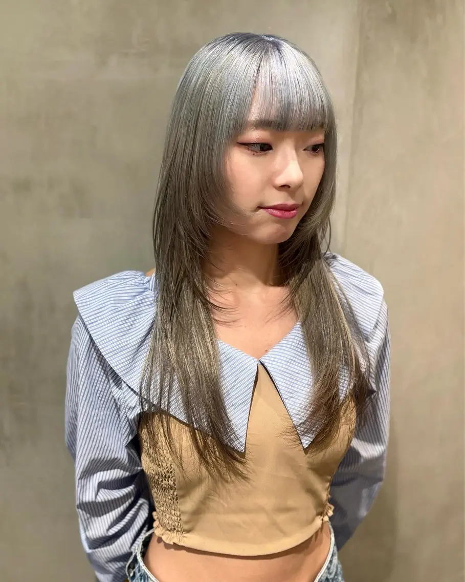ロング カラー カット ヘアカラー トリートメント 優作 〜圧倒的信頼〜のヘアスタイル