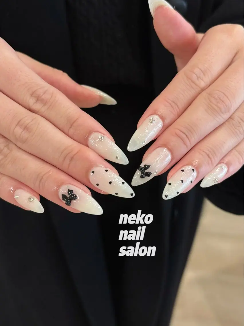 ネイル ワンホンネイル ハンドネイル neko nailのネイルデザイン