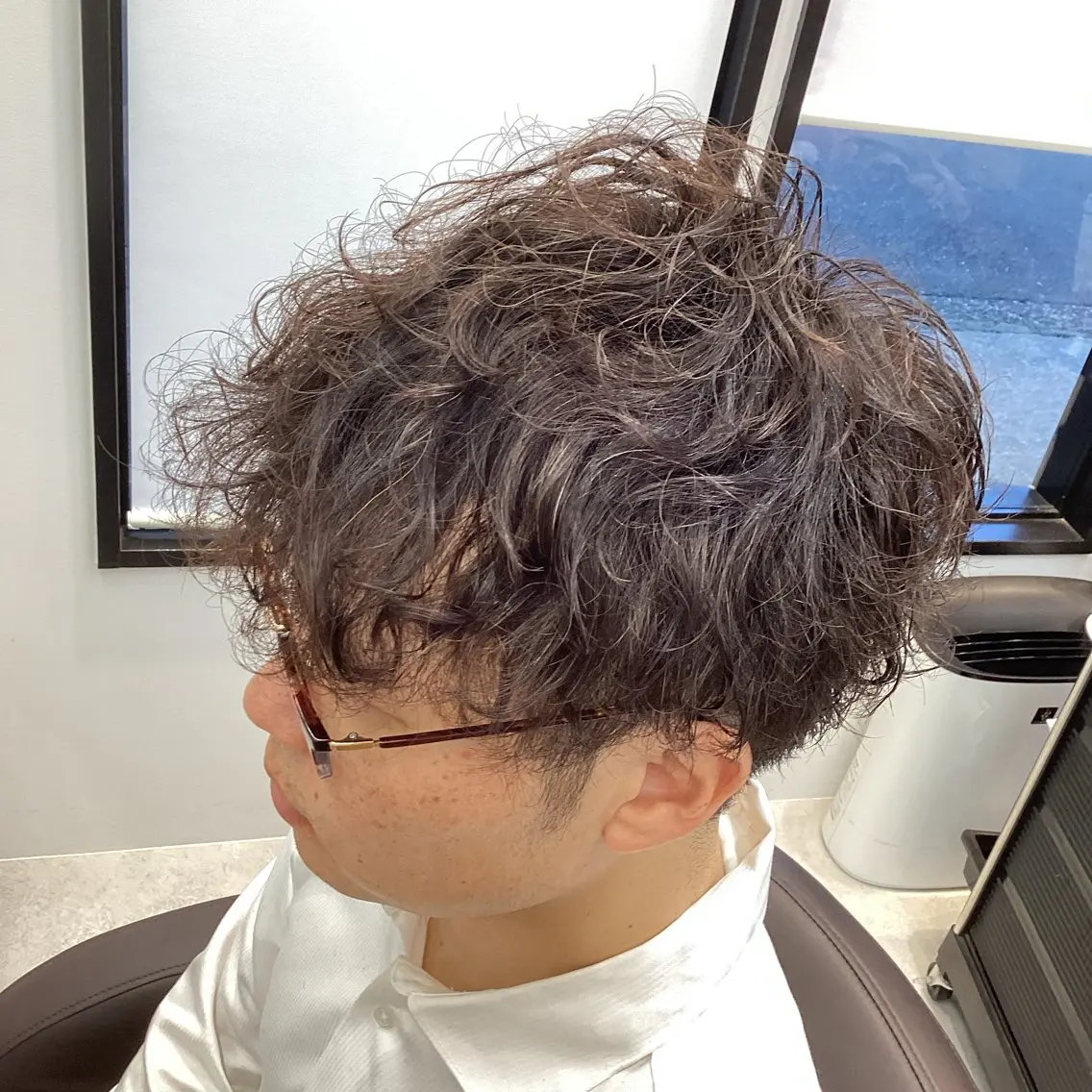 ショート カット ヘアカラー パーマ a-o岡野 こやま しんぺいのヘアスタイル