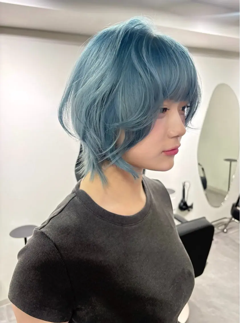 ショート カラー ヘアアレンジ ヘアカラー 🌈【🎀ヘアデザイ ナー🎀】✨ノン✨のヘアスタイル