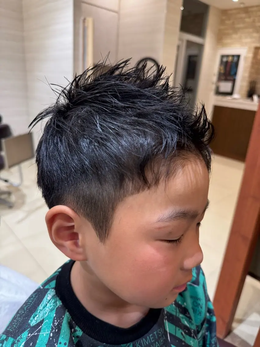 ショート メンズ キッズ レディースカットモ デル募集中KAITOのヘアスタイル