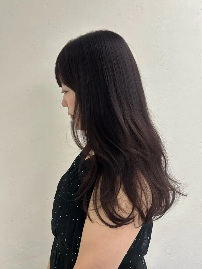 ロング カット ヘアカラー 銀座店長🌟 片山雄太のヘアスタイル