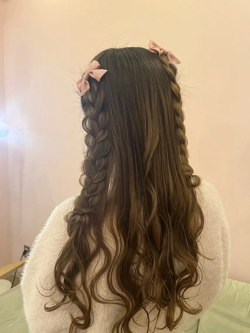 ロング ヘアアレンジ 外川 生純美ೀ🌝のヘアスタイル