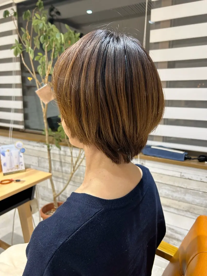 ショート ショートヘア 上原 未來のヘアスタイル
