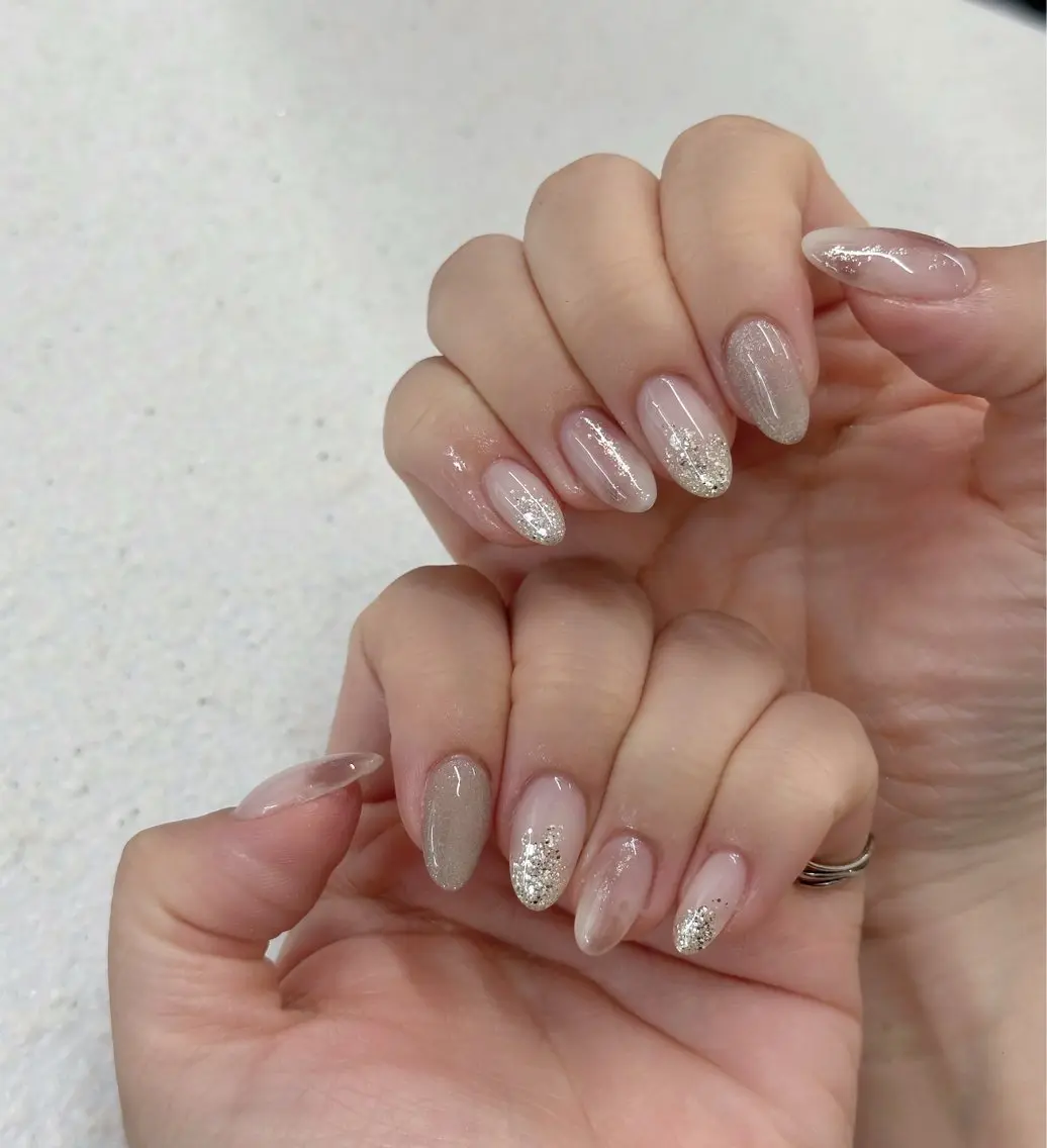 ネイル アートネイル チークネイル 韓国ネイル マグネットネイル ニュアンスネイル NAILS168 新大久保店のネイルデザイン