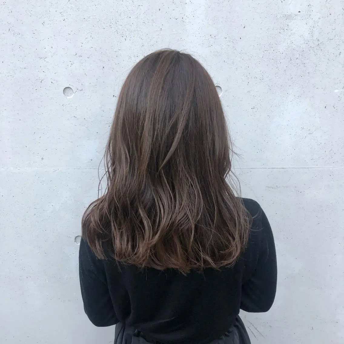 ロング カラー ベージュカラー レイヤーカット カット ヘアカラー トリートメント 酸性縮毛矯正🧴韓国 レイヤー/髪質改善のヘアスタイル