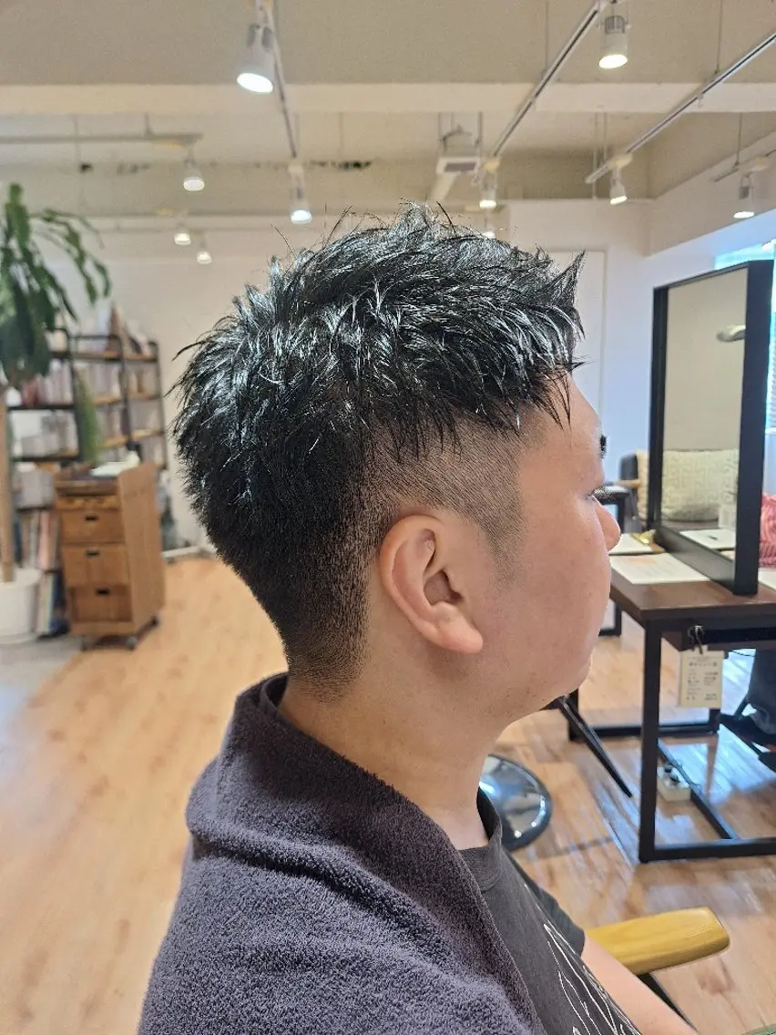 メンズ ショート ショートヘア 練習モデル大募集中 内冨 裕太のヘアスタイル