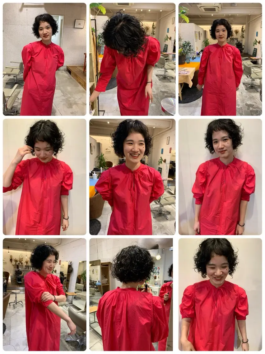 カット+パーマ+トリートメントの写真