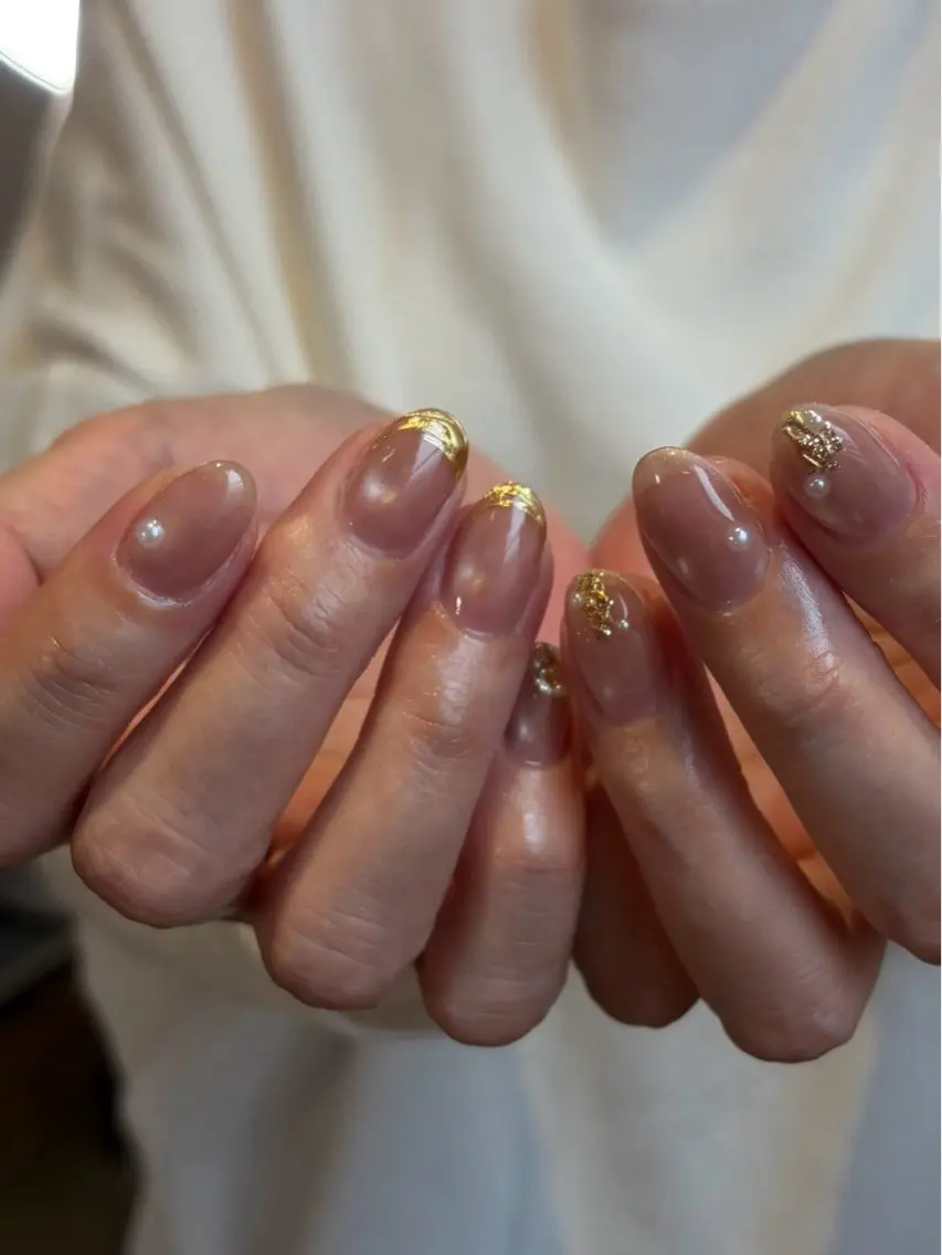 ネイル ニュアンスネイル オフィスネイル ハンドネイル Nail Salon Luanaのネイルデザイン