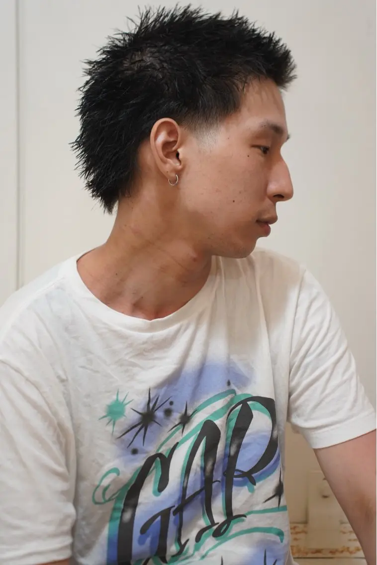 ショート ショートヘア カット モチヅキ タツキのヘアスタイル