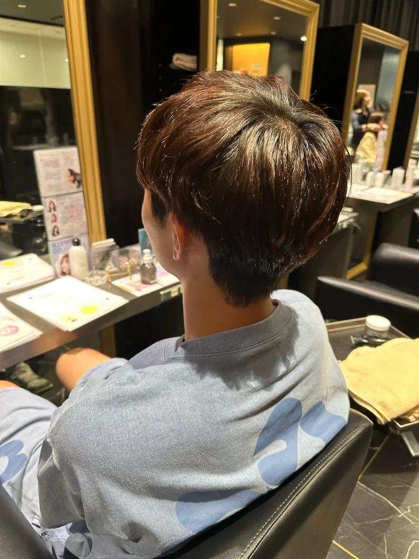 パーマ メンズ ダウンパーマ メンズパーマ 佐々木やすは/ レディースモデル募集のヘアスタイル