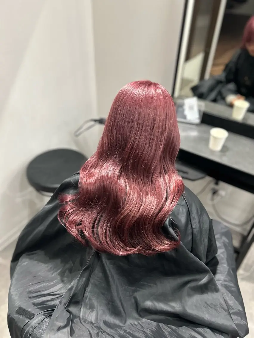 カラー ヘアカラー 暖色✖️韓国ヘア 🥀SAHO🥀のヘアスタイル