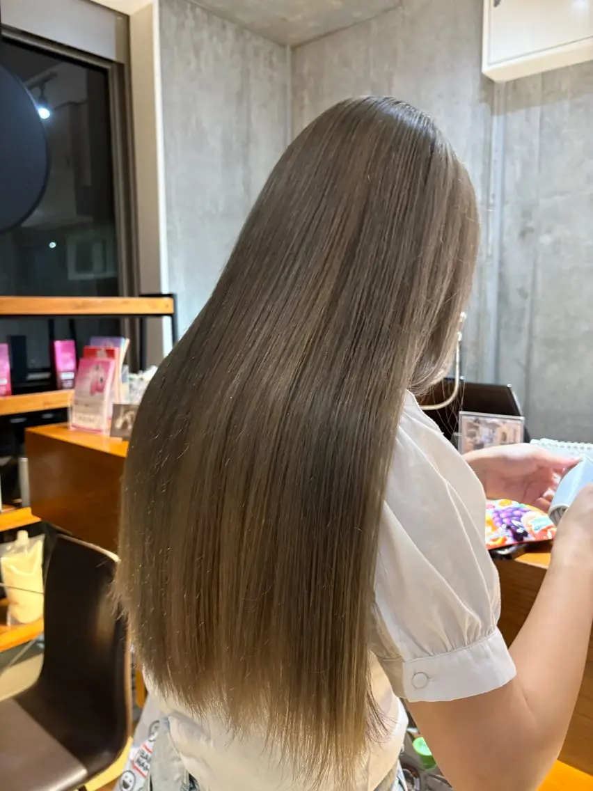 ダブルカラー+韓国式ウォータートリートメントの写真