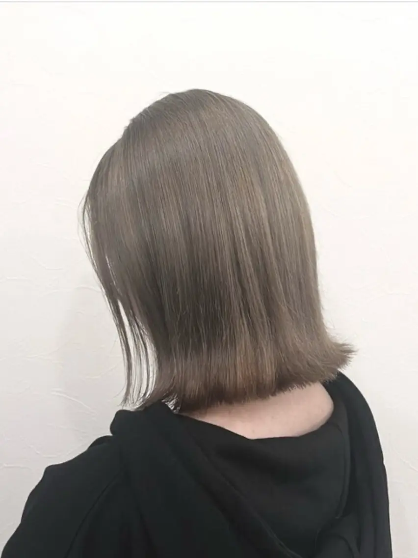 ショート ヘアカラー トリートメント ‎🤍透明感カラー︎ ‎🤍YUURI🤍のヘアスタイル