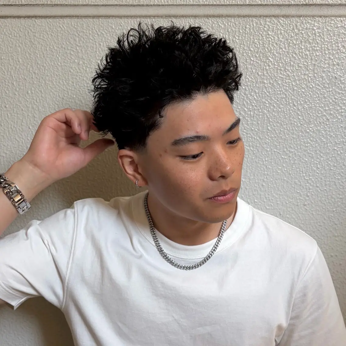 パーマ メンズ メンズパーマ 志村 シュンスケのヘアスタイル