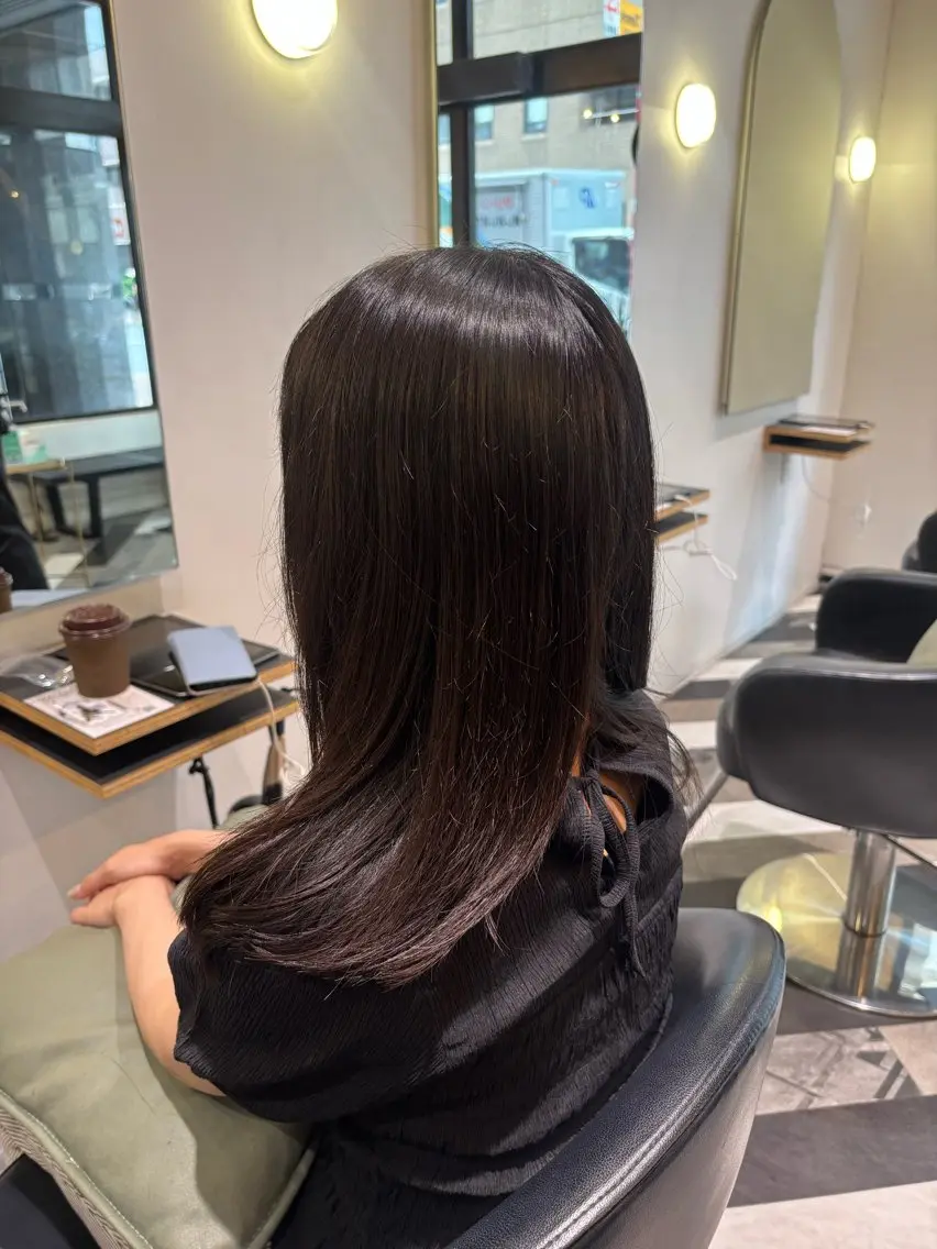 ロング カット ヘアカラー トリートメント 沢井涼人✂︎ 割引有のヘアスタイル