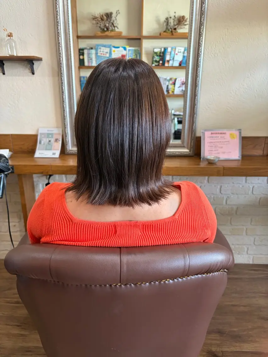 ミディアム カット 肥田 夕蘭のヘアスタイル